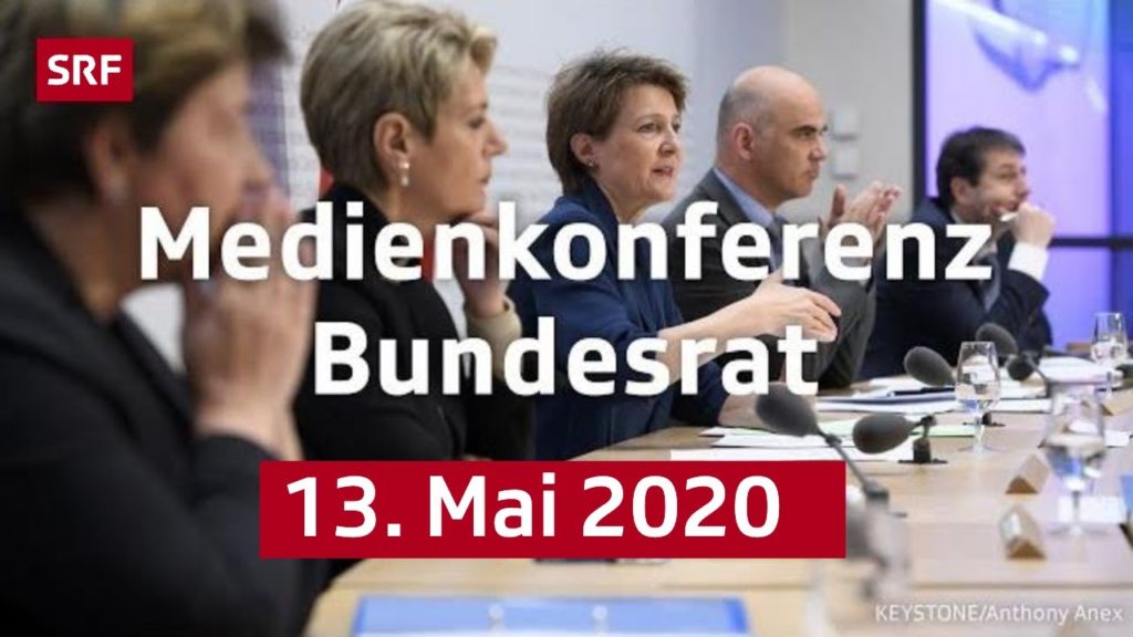 Medienkonferenz mit Bundesrätin Karin Keller-Sutter und Viola Amherd - 13. Mai 2020 | SRF News