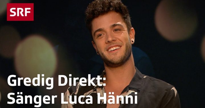 SRF Gredig Direkt mit Sänger Luca Hänni