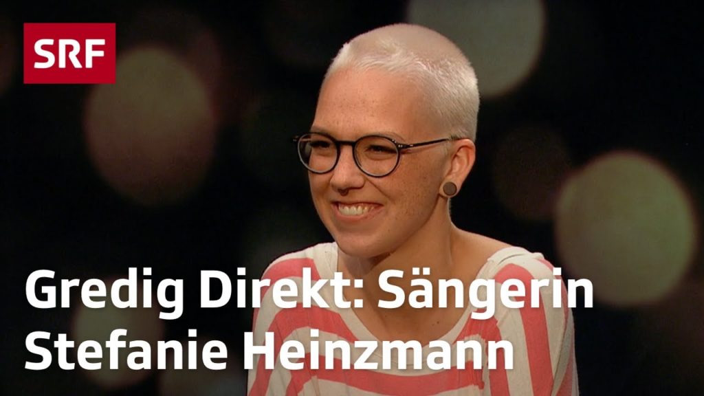 SRF Gredig Direkt mit Sängerin Stefanie Heinzmann