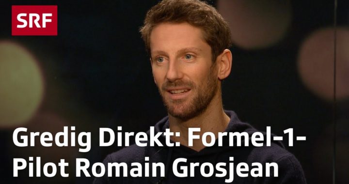 SRF Gredig Direkt mit Autorennfahrer Romain Grosjean