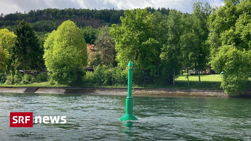 Dieses grüne Türmchen soll den Rhein sicherer machen