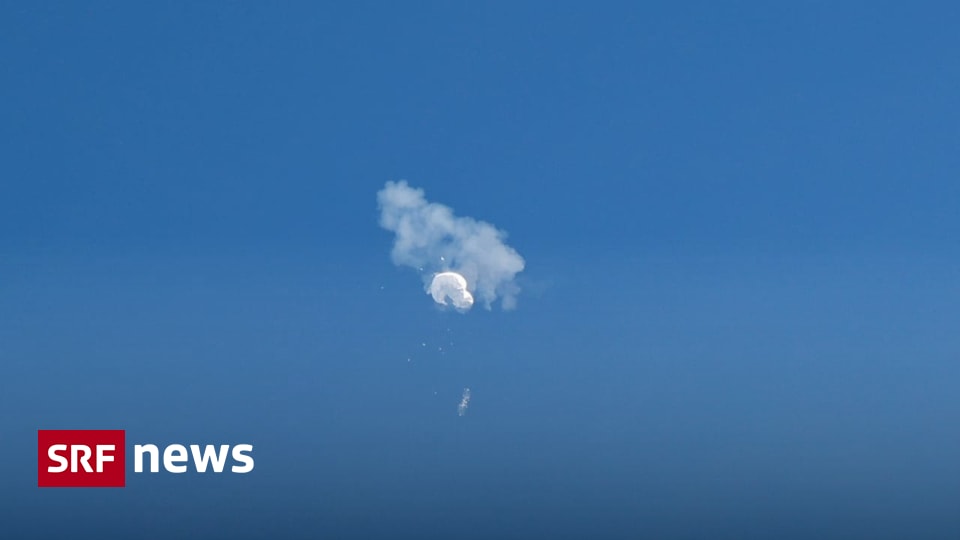USA haben mutmasslichen Spionageballon abgeschossen
